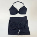 Conjunto Desportivo Top Halter + Calções Push-Up