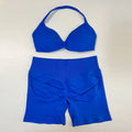 Conjunto Desportivo Top Halter + Calções Push-Up