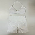 Conjunto Desportivo Top Halter + Calções Push-Up