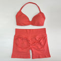 Conjunto Desportivo Top Halter + Calções Push-Up