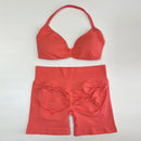 Conjunto Desportivo Top Halter + Calções Push-Up